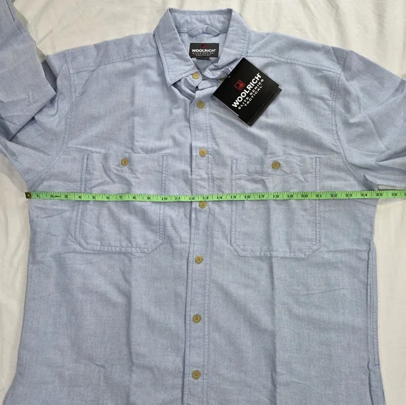 NWT Woolrich Elite Series Tactical 100% Cotton Long Sleeve Button Up Shirt. L - Picture 10 of 10